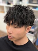 緩やかツイスパマッシュショート