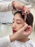 【Hitomi 】《お出かけ前に》カット+ポイントメイク+眉カット