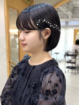 クル(k u r u) ボブ パール ヘアアレンジ