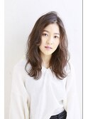 ラフウェーブミディ×グレージュ【アントリール下高井戸店】