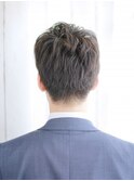 メンズナチュラルショートヘアー