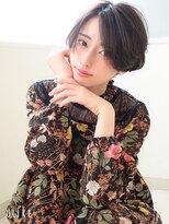 アンルポン(un.le.pont)&nbsp;ナチュラルボブセンシュアルショート前下がりワンサイドショート