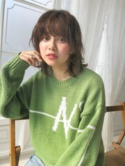 マッシュショート小顔レイヤー厚めバング【小田急線梅ヶ丘】