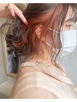 バレッタ (Barrette) オレンジベージュインナー