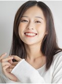 【錦糸町レビュー店】マロンベージュナチュラルストレート