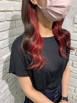 アジールヘア 池袋東口店(agir hair)&nbsp;カラートリートメント×インナーカラーレッド