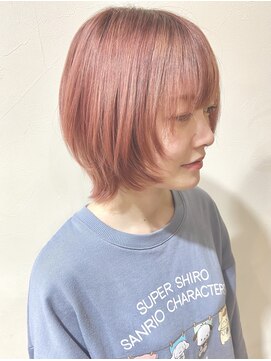 アバース(abirth) 淡めピンクハイトーンカラー　20代