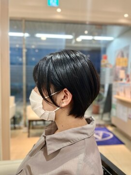 アッシュ 横浜瀬谷店(Ash) 【ショート】襟足短めショートネープスタイル