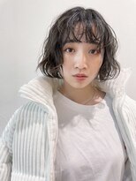 アイティー バイ アルバム 中野店(IT by ALBUM)&nbsp;ふわボブ_ホワイトグレージュネビージュこなれミディ_9033