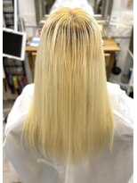 ヘアーサロン ポラリス(POLARIS)&nbsp;【ゼロエクステ】長さ出し　ブリーチ毛