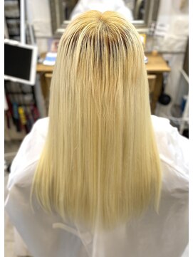 ヘアーサロン ポラリス(POLARIS) 【ゼロエクステ】長さ出し　ブリーチ毛