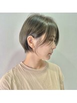 ヘアーアンドアート ルミナ(HAIR&ART LUMINA)&nbsp;大人可愛いひし形ハンサムショートボブ前下がり