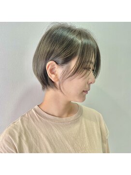 ヘアーアンドアート ルミナ(HAIR&ART LUMINA) 大人可愛いひし形ハンサムショートボブ前下がり