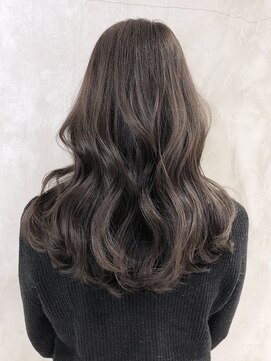 アイティー バイ アルバム 浦和店(IT by ALBUM) グレージュロング_外ハネボブセクションカラー_ba393501