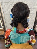 袴×ヘアアレンジ