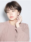 ハンサムショート×シースルーバング