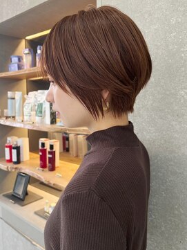 ロンドワン 三宮元町(Lond one) 小顔★ショート/ボブ/前髪カット/ブリーチなし×グレーベージュ