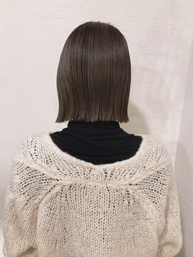 ローグ ヘアー 金町店(Rogue HAIR) ローグ金町《沙月》　パツッと切りっぱなしボブ