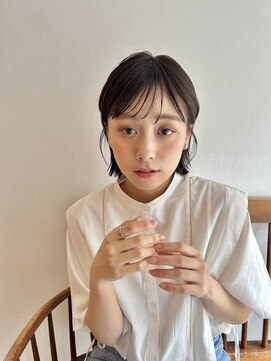 ガーランド (Garland) 切りっぱなしボブ/暖色カラー/前髪/原宿神宮前