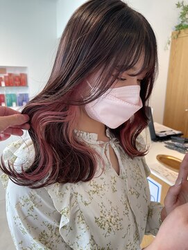 ハイネ(hyne) インナーカラーピンク