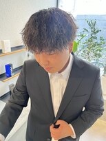 アイズ 海老名(AIZU)&nbsp;ツイストスパイラルパーマ マッシュ メンズパーマ