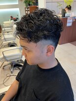 ヘアーアンドエステ ハラダ 滝ノ水店(Hair&Esthe Harada)&nbsp;メンズ/波巻きツイストパーマ