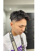 20代30代メンズツイストパーマ束感トラッドオシャレ感ショート