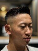 クルーカット　スキンフェード　メンズ