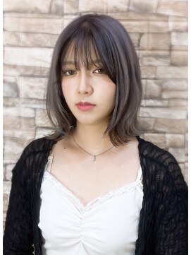 ヘアーアンジュ(Hair Ange) サイドバング くびれボブ☆20代30代40代50代