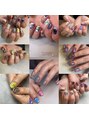 ルクール ヘアーアンドビューティー 新潟小針店(Le Coeur) ネイルは個性的なデザインが好きで全部違うデザインにしてます♪