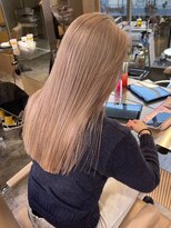 リムレスバイサンク 万代 新潟駅(LIMLESS by cinq)&nbsp;イヤリングカラーインナーカラーハイライトフェイスフレーミング