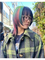 キイ 原宿 表参道(K.e.y)&nbsp;デザインカラー／アンブレラカラー／ウルフ/ポイントカラー