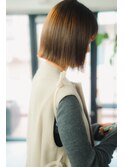 ボブ　髪質改善/白髪改善/白髪ぼかし/脱白髪染め/縮毛矯正