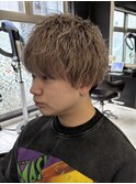 メンズ/ハイトーン/グレージュ/ブリーチ岩崎錦糸町北口