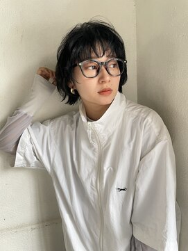 ロンドロゼ 池袋(Lond rose) ♪ミニウルフレイヤーカット顔周り前髪韓国ショートボブ/池袋