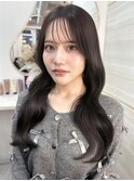 《高瀬寛菜》ブルーブラック/レイヤーカット/韓国スタイル/大宮