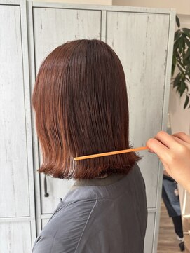 シュシュバイジャガラ 千葉駅北口店(chou chou byJAGARA) オレンジブラウン【chou chou千葉・千葉駅】