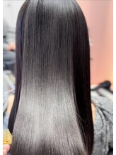吉 艶々ストレートヘア◎ドライのみでも艶がすごいです