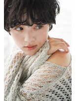 シェル 立川(shell)&nbsp;くびレイヤーエモージュグレージュカラーくびれショート【立川】