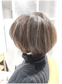 ダメージレス白髪染ぼかし特化salon!グレージュ／脱白髪染め