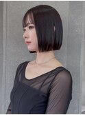 ◇くすみベージュ/ボブ/前髪/レイヤー/髪質改善/縮毛矯正/表参道