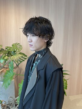 オン キャナルシティ博多前店(on) 【哉汰】博多/ニュアンスパーマ×メンズウルフマッシュ