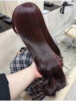 ワンラヴェストヘアオルシェット 長野駅(One Lovest Hair olchette)&nbsp;チェリーピンクブリーチなしインナーダブルカラー