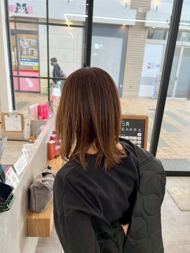 ノマド 印西牧の原千葉ニュータウン(NOMAD) 黒髪/オリーブグレー/小顔/ココアベージュ/印西牧の原駅