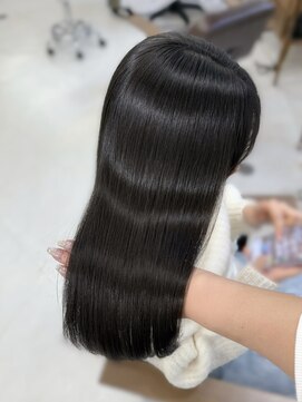 ハピネス 梅田茶屋町店(HAPPINESS) 韓国風/レイヤーカット/顔周り/顔まわり/髪質改善/ベージュ