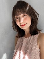 アグノス 青山(Agnos)&nbsp;アンブレラカラーくせ毛風カールモテ髪エアリーカール前髪