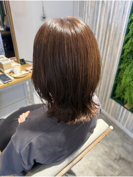 ホットスポット 宇部店(HOT SPOT) ロングからバッサリカット　扱いやすいミディアムヘア