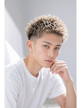 アーダーヘアーサロン 鯖江店(ADER HAIR SALON) メンズハイトーンスパイキーショート