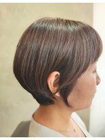 エルアール コウベ(LR KOBE)&nbsp;超高濃度水素ケアカラー立体ショートボブ　40代50代60代/三宮