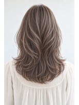 アーダーヘアサロン 森田店(ADER HAIR SALON)&nbsp;透明感ハイライト×ミディアムレイヤー